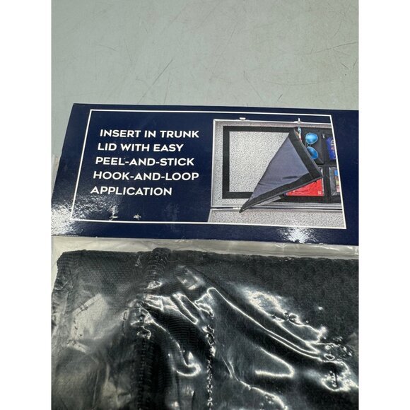 Seward Trunk. Trunk Lid Organizer Sewn for Secure Storage Hook & Loop Used READ - Picture 7 of 9